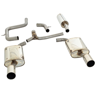 Friedrich Motorsport 70 mm Duplex Avgassystem Ford Mondeo (BA7)